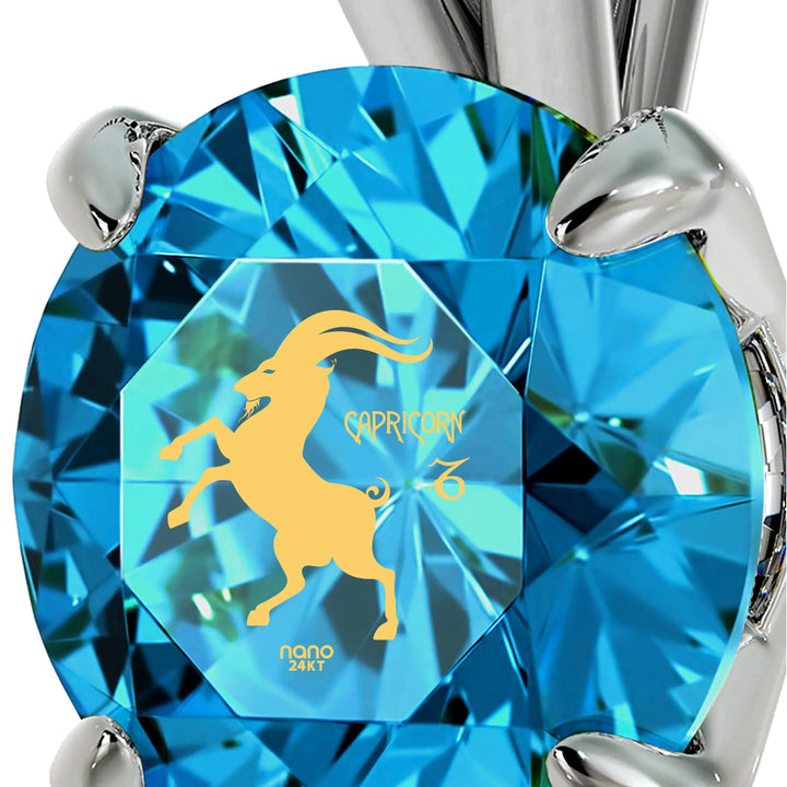 Capricorn Zodiac Necklace