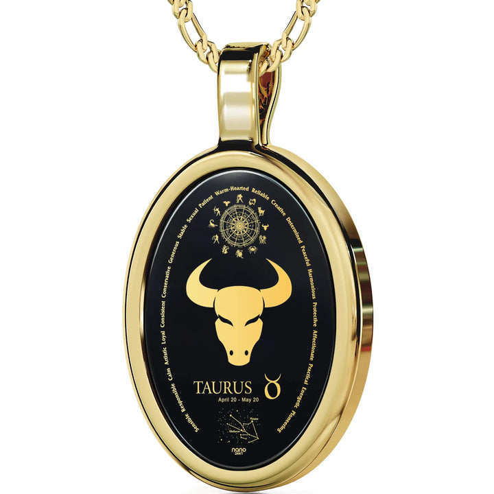 Taurus Zodiac Necklace