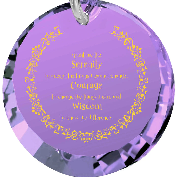 Serenity Prayer Necklace