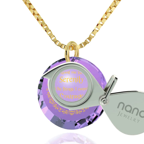 Serenity Prayer Necklace